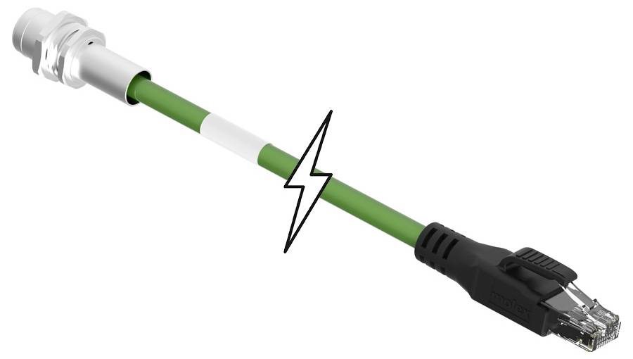 Molex 1201080519 Sensor-/Aktor-Steckverbinder, konfektioniert M12 1.0m 1St.