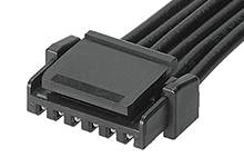 Molex Buchsengehäuse-Kabel Polzahl Gesamt 6 Rastermaß: 1.25mm 45111-0601 Bag