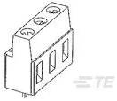TE Connectivity 282861-3 Verbindungsklemme flexibel: 0.05-3mm² starr: 0.05-3mm² Polzahl: 3 Grün Carton