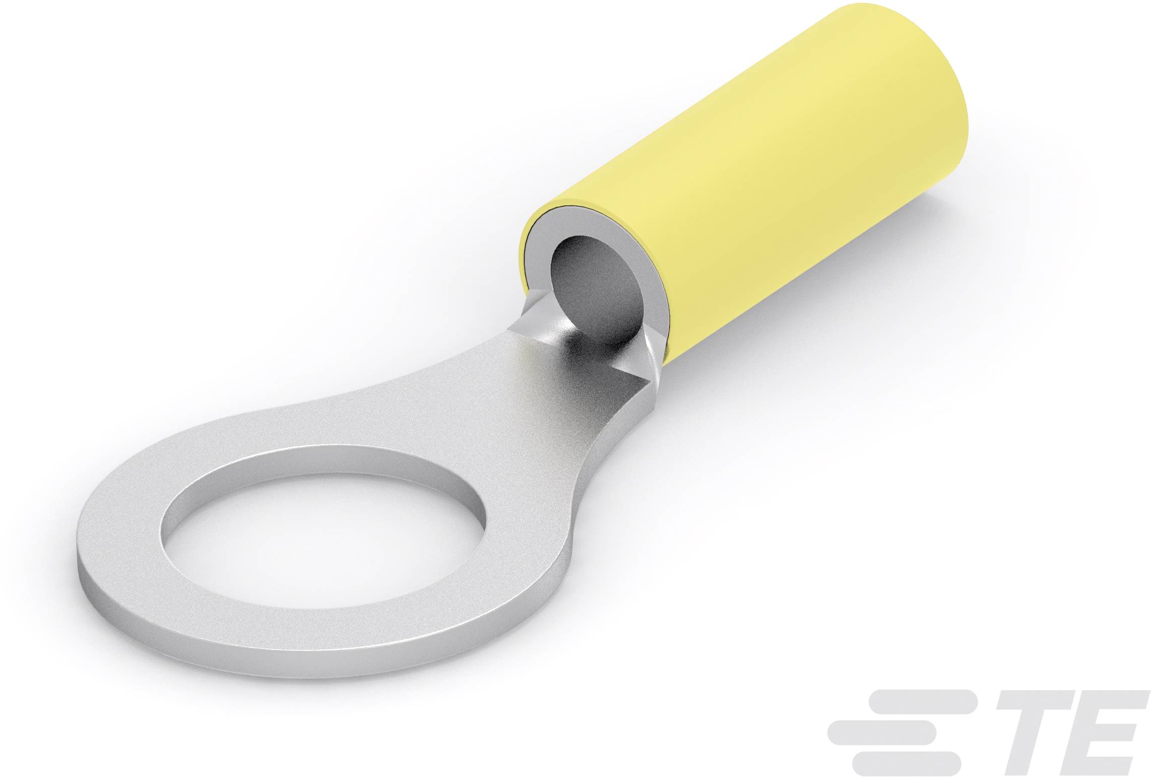 TE Connectivity 35478 Ringkabelschuh Querschnitt (max.)=6.64mm² Loch-Ø=9.91mm Teilisoliert Piece