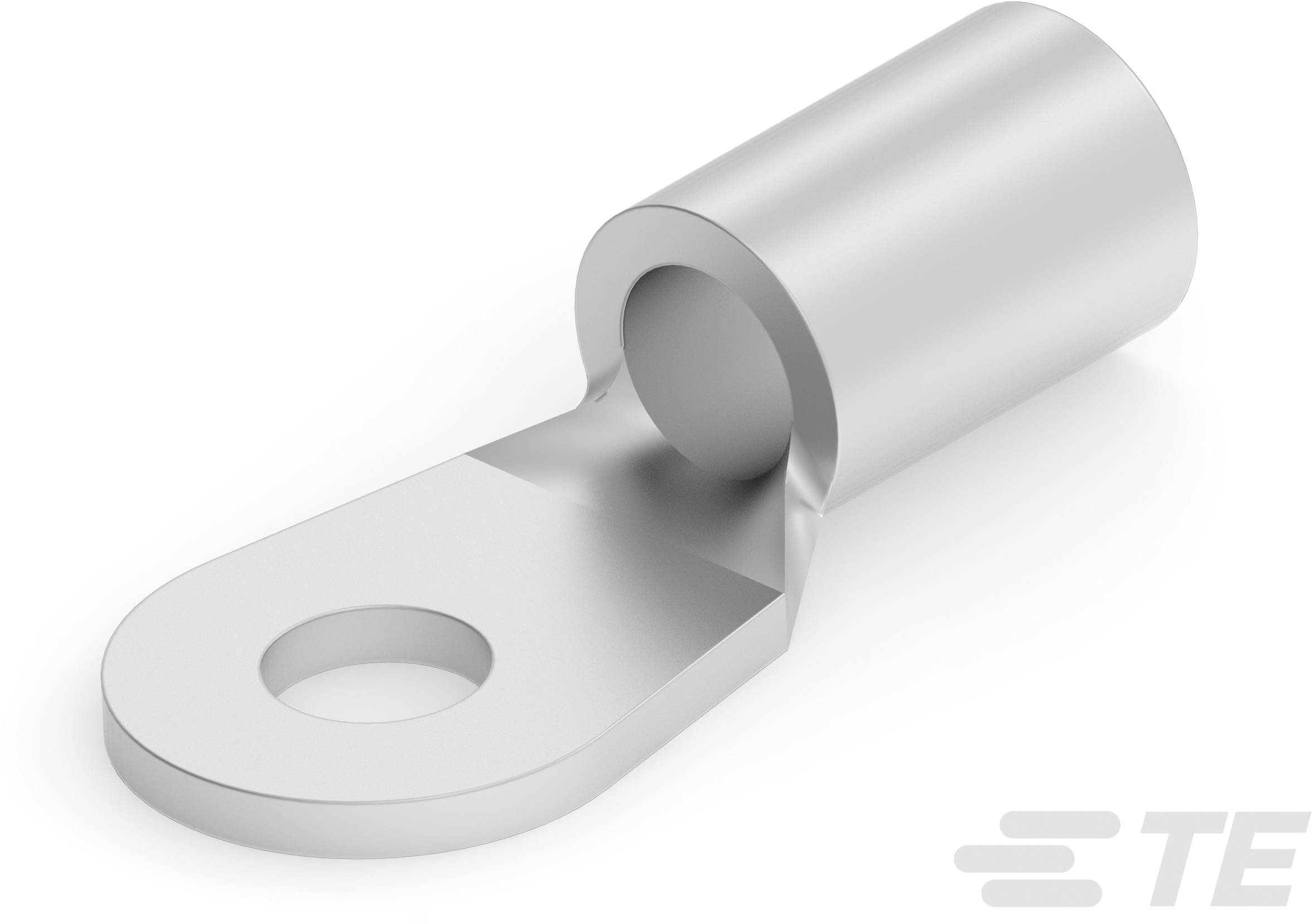 TE Connectivity 324061 Ringkabelschuh Querschnitt (max.)=10.5mm² Loch-Ø=4.34mm Unisoliert Piece