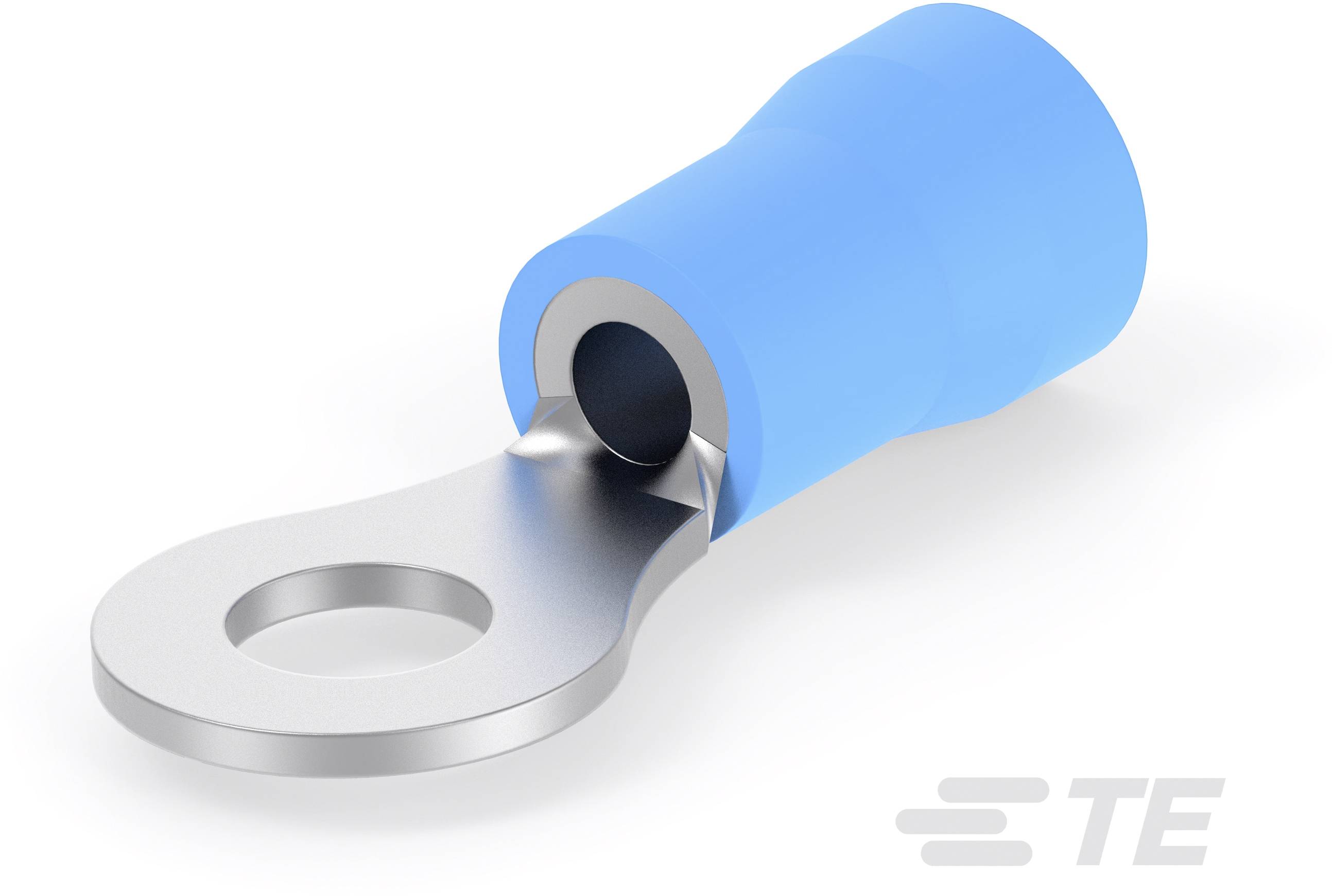 TE Connectivity 1377173-4 Ringkabelschuh Querschnitt (max.)=2mm² Loch-Ø=4.34mm Teilisoliert Bag