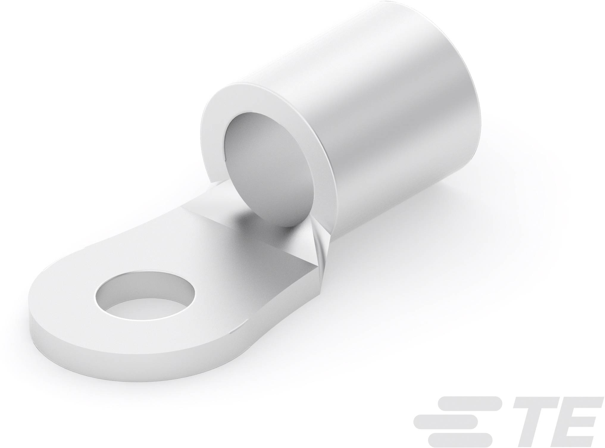 TE Connectivity 322447 Ringkabelschuh Querschnitt (max.)=6mm² Loch-Ø=2.84mm Unisoliert Piece