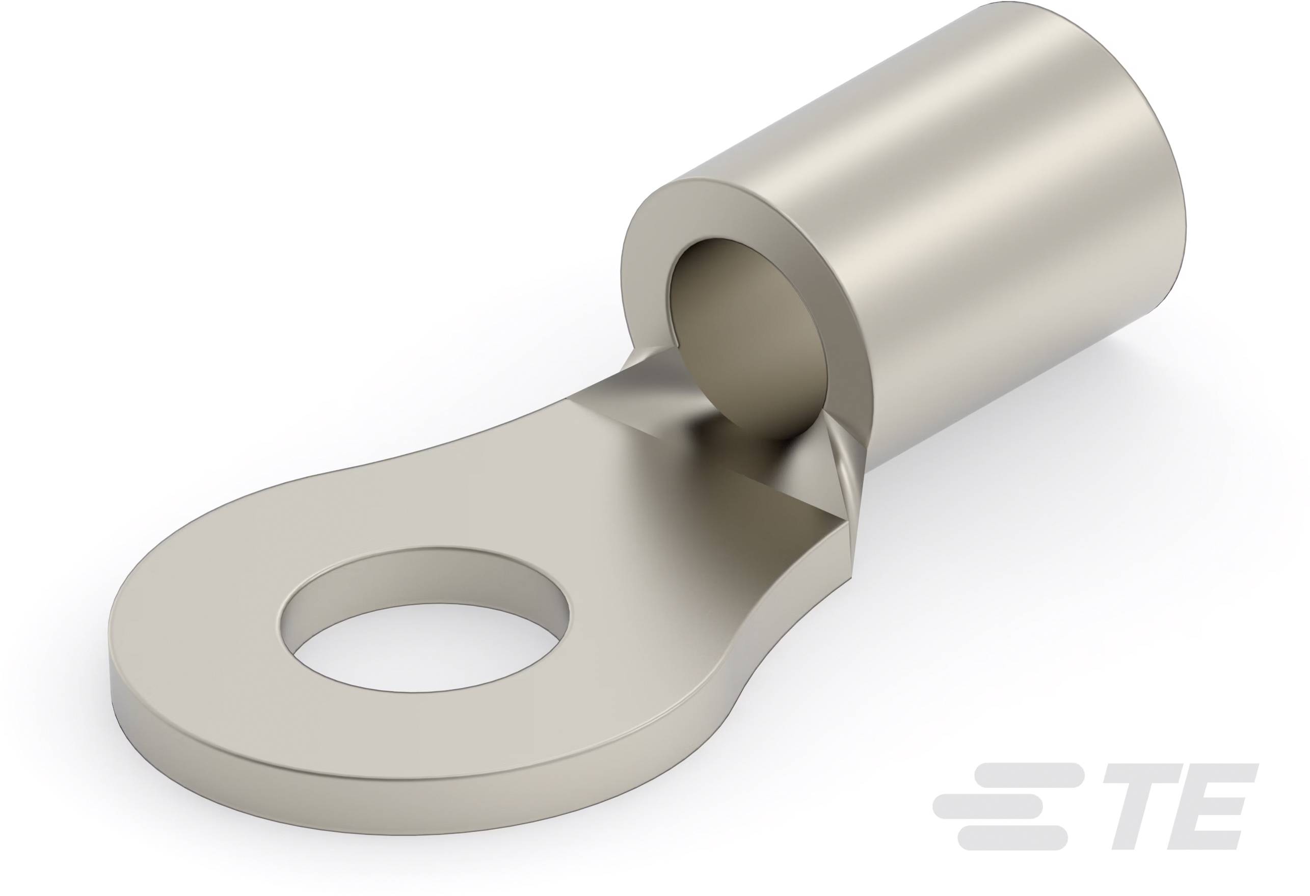 TE Connectivity 323745 Ringkabelschuh Querschnitt (max.)=6.64mm² Loch-Ø=4.34mm Unisoliert Piece