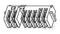 TE Connectivity 1-1932008-eckverbinder Tray