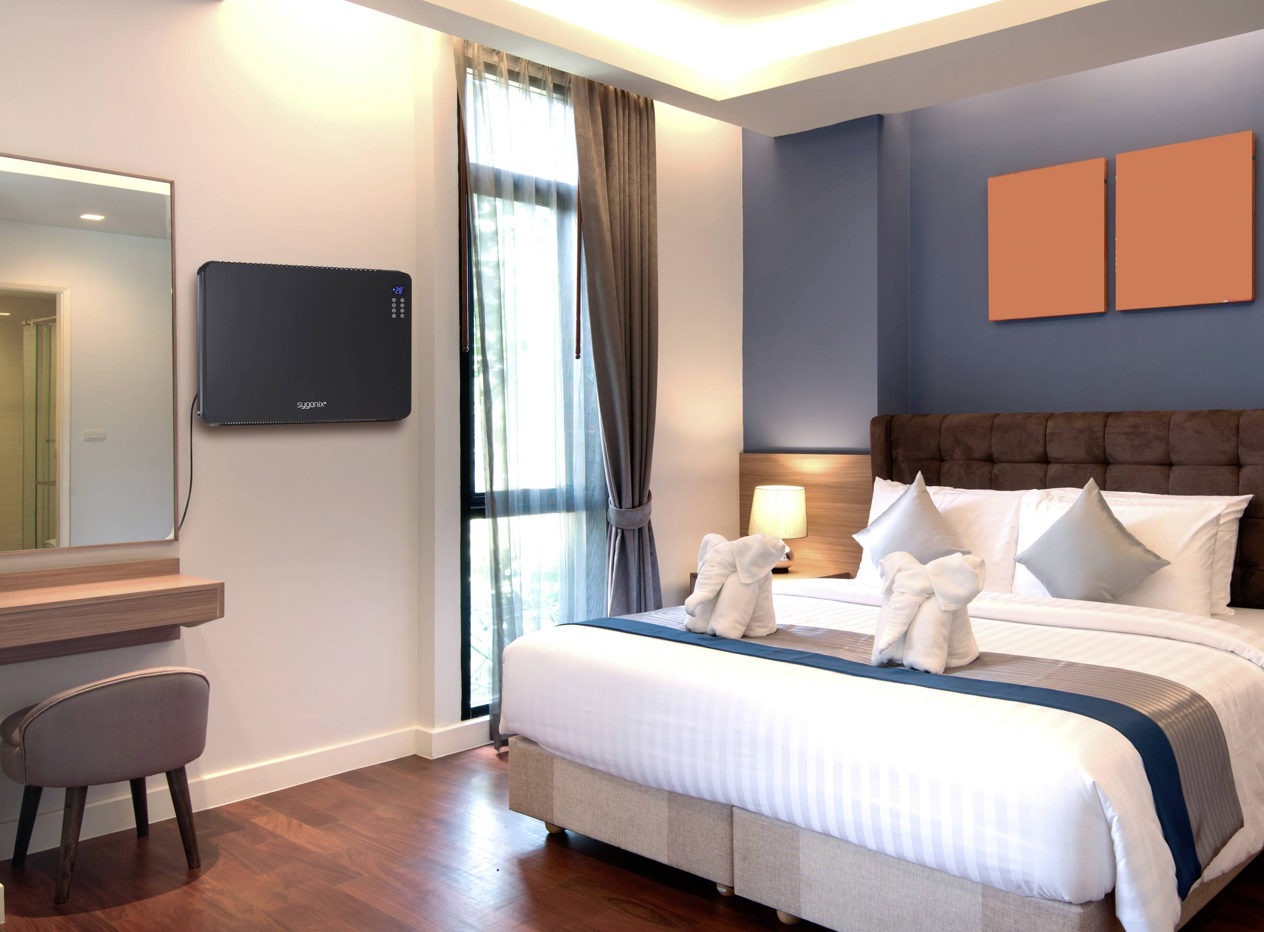 Sygonix SY-6735640 Heizgerät 20m² Schwarz