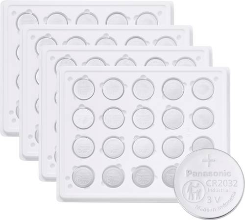 Panasonic Knopfzelle CR2032 3 V 400 St. 225 mAh Lithium CR2032