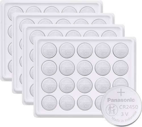 Panasonic Knopfzelle CR2450 3 V 300 St. 620 mAh Lithium CR2450