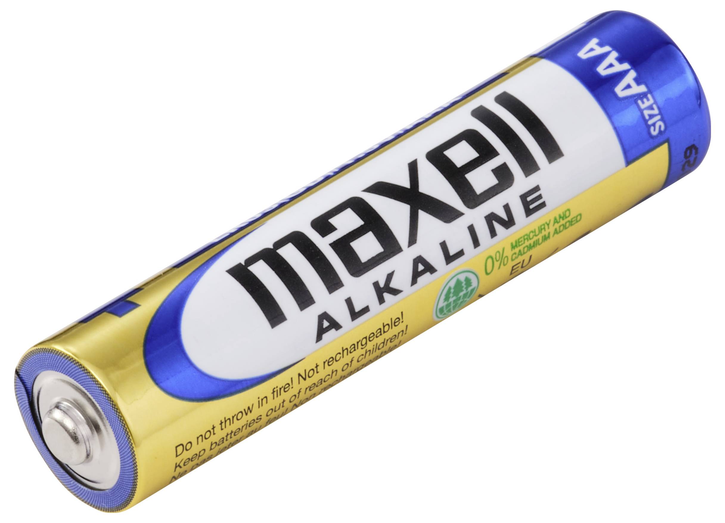 Maxell LR03AAA Micro (AAA)-Batterie Alkali-Mangan 1250 mAh 1.5V 800St.