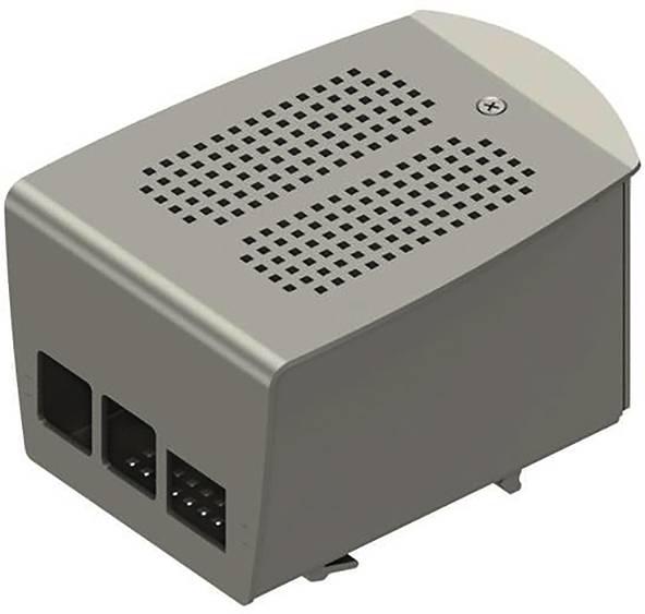 Fischer Elektronik SBC-Gehäuse Passend für (Entwicklungskits): Raspberry Pi® zur Hutschienenmontage Aluminium (eloxiert)