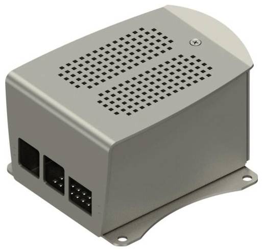 Fischer Elektronik SBC-Gehäuse Passend für (Entwicklungskits): Raspberry Pi® mit Befestigungslaschen Aluminium (eloxiert)