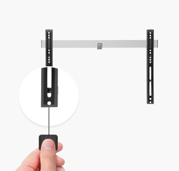 One For All 65" Ultraslim FLAT TV-Wandhalterung 81,3cm (32") - 165,1cm (65") Starr