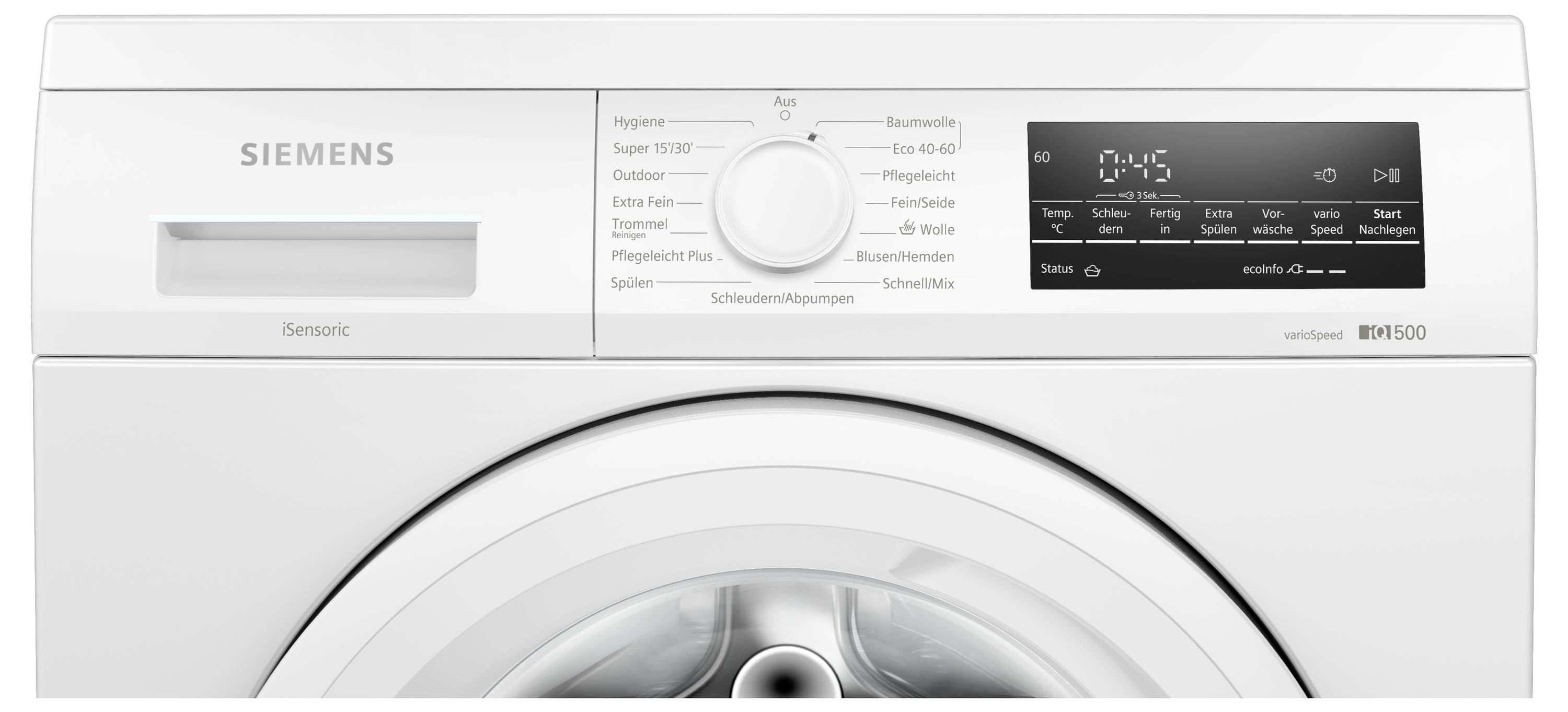 Siemens iQ500 WG44G2Z22 Waschmaschine EEK: A (A - G) Frontlader 1351 U/min