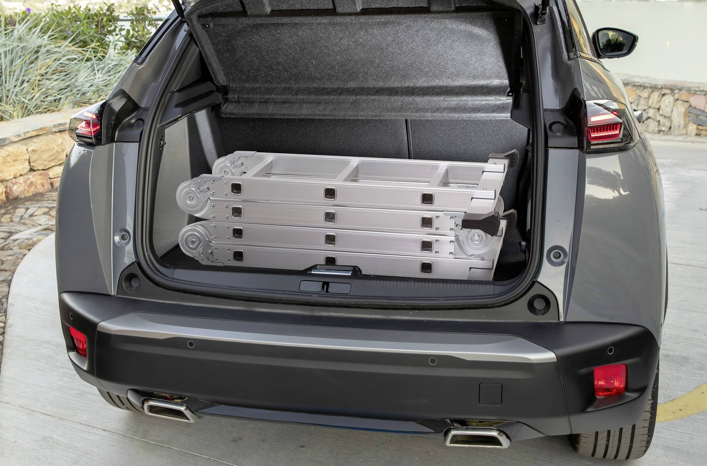 TOOLCRAFT TO-10104645 Aluminium Multifunktionsleiter klappbar Arbeitshöhe (max.): 4.3m Silber 15.7kg