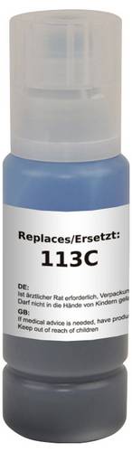 Renkforce Nachfülltinte ersetzt Epson 113 Kompatibel Cyan 70 ml RF-EINK113C RF-6736460