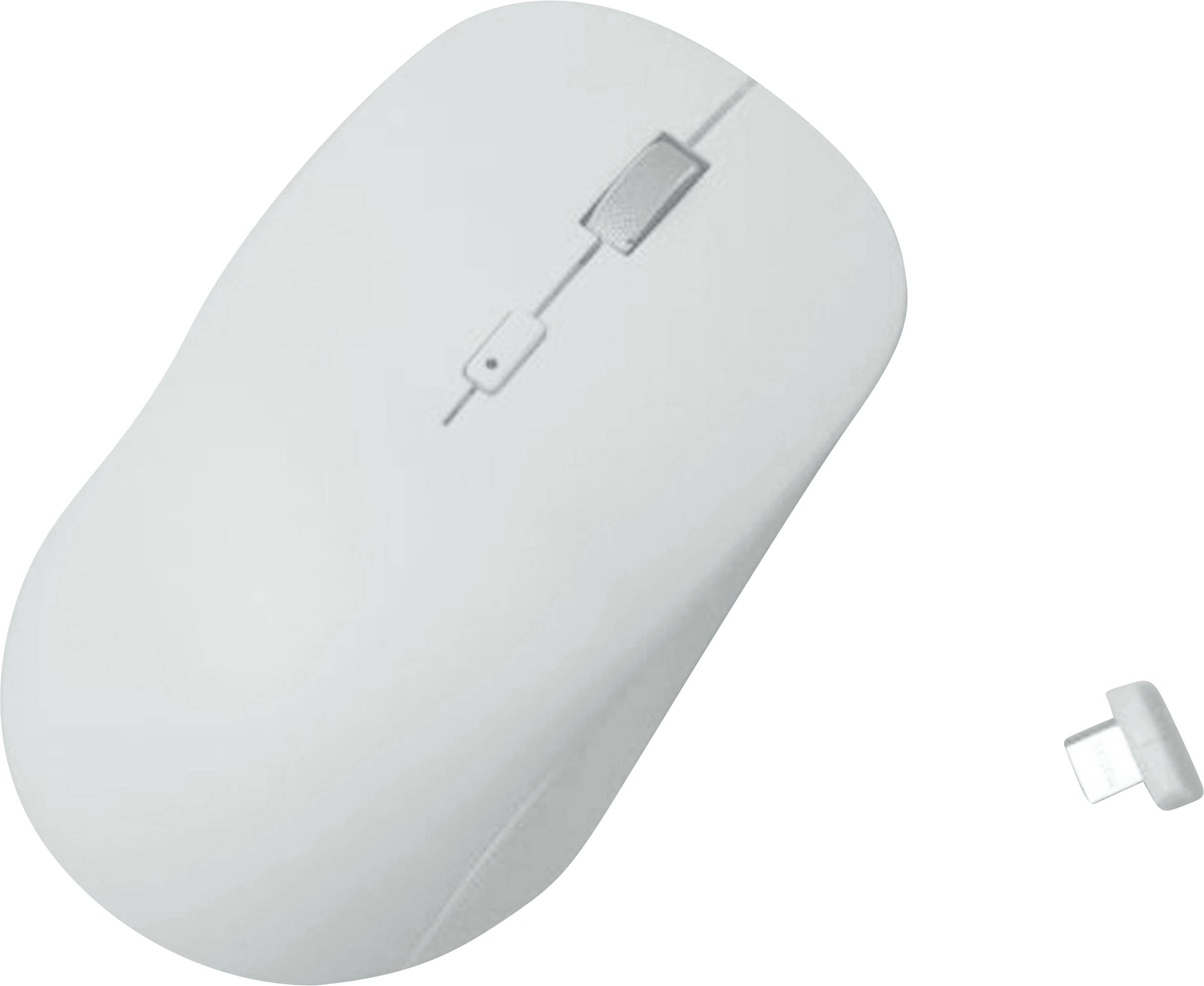 Matias M5DCW Wireless USB-C® Mouse Maus Kabellos Optisch Weiß 4 Tasten 1000 dpi, 1600 dpi