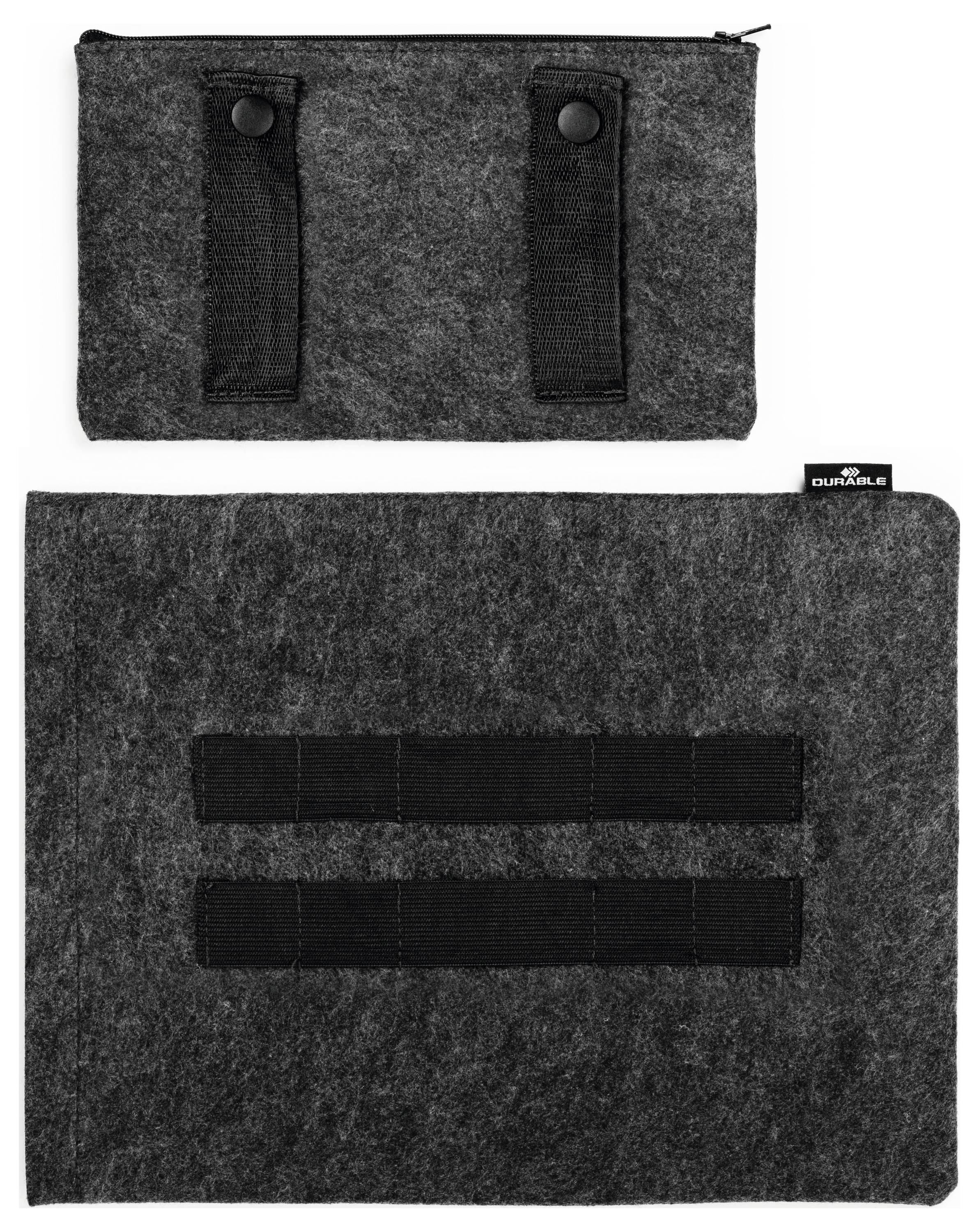 Durable Notebook Hülle MultiBag EFFECT Passend für maximal: 33,0cm (13") Anthrazit, Grau