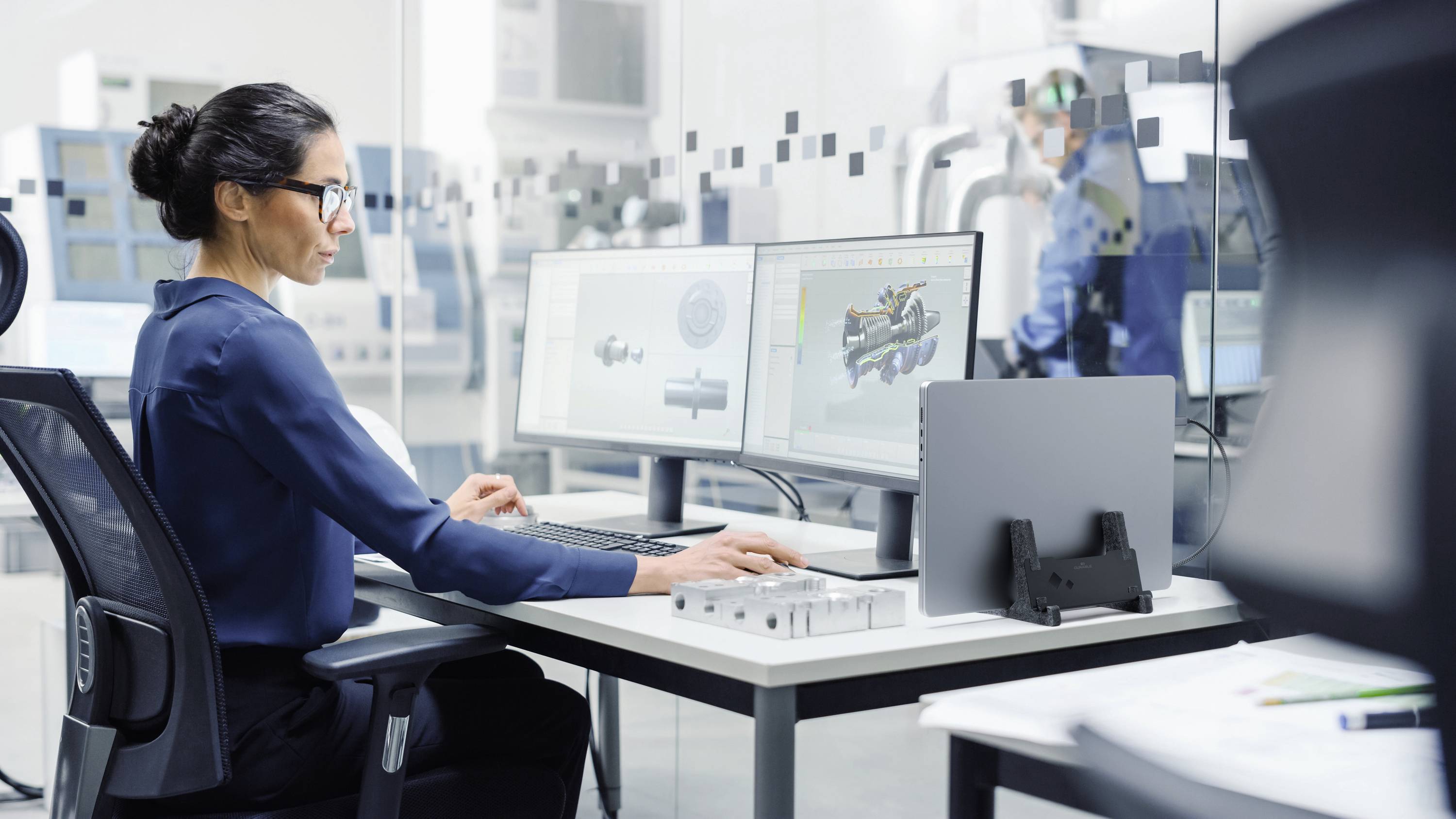 Durable VERTICAL EFFECT Notebook-Ständer