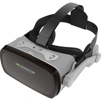 VR SHINECON G07E_01 Virtual Reality Brille Schwarz/Grau Geeignet für (VR-/AR-Brillen): Smartphone VR SHINECON G07E_01 Virtual Reality Brille Schwarz/Grau Geeignet für (VR-/AR-Brillen): Smartphone