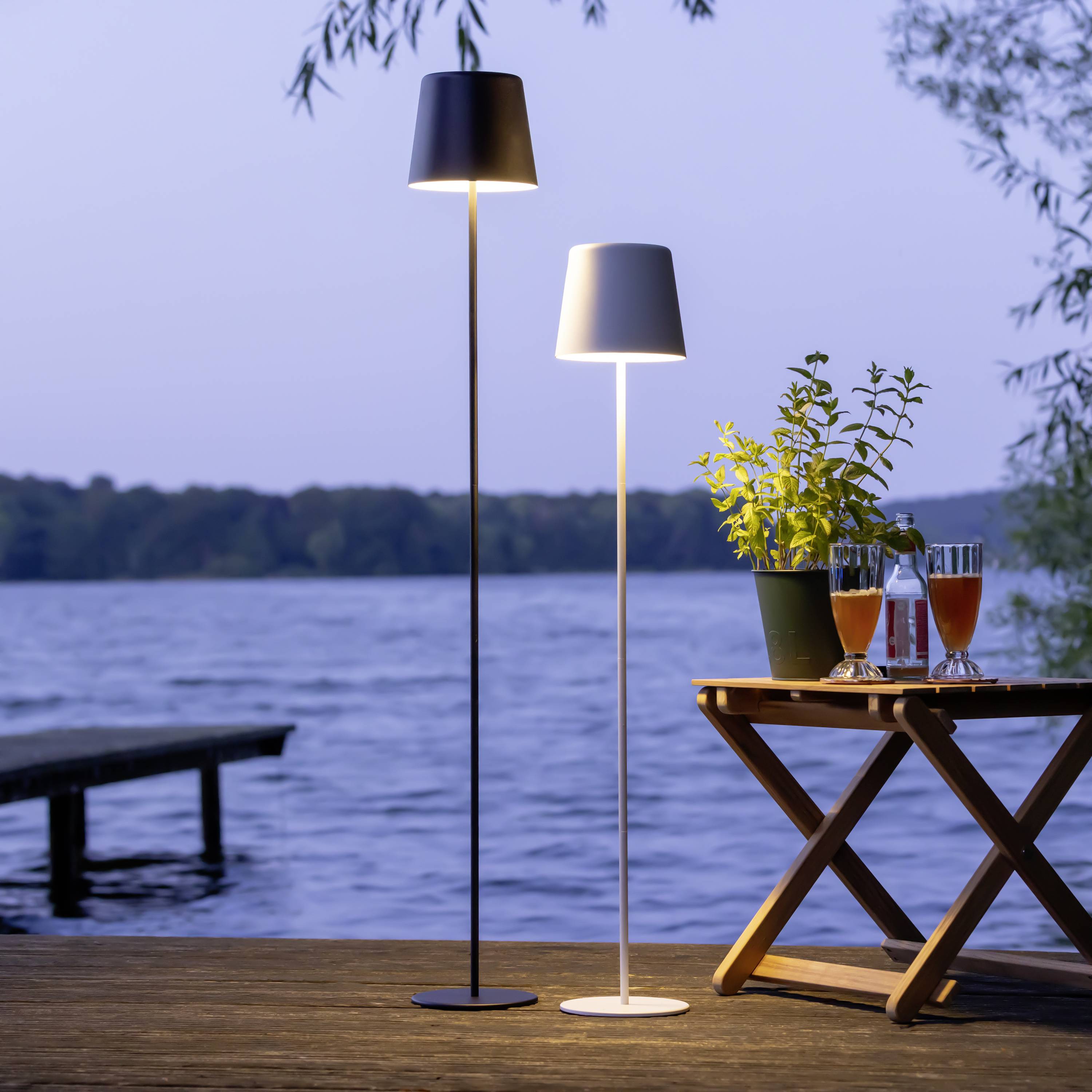 Brilliant G40890/06 Kaami LED-Außenstandleuchte LED LED fest eingebaut 4W Schwarz