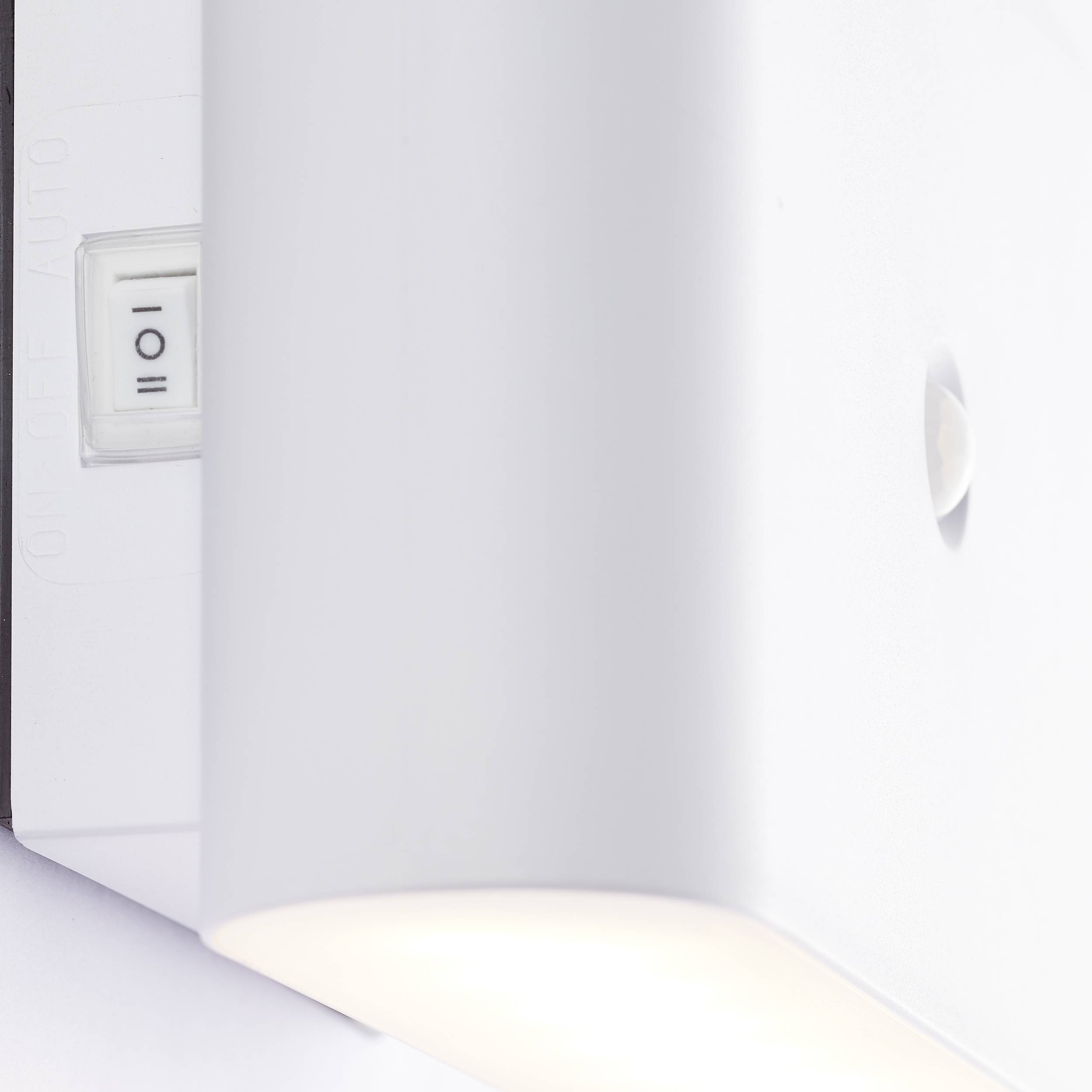 Brilliant Xino G80605/05 LED-Außenwandleuchte mit Bewegungsmelder LED LED fest eingebaut 34W Weiß