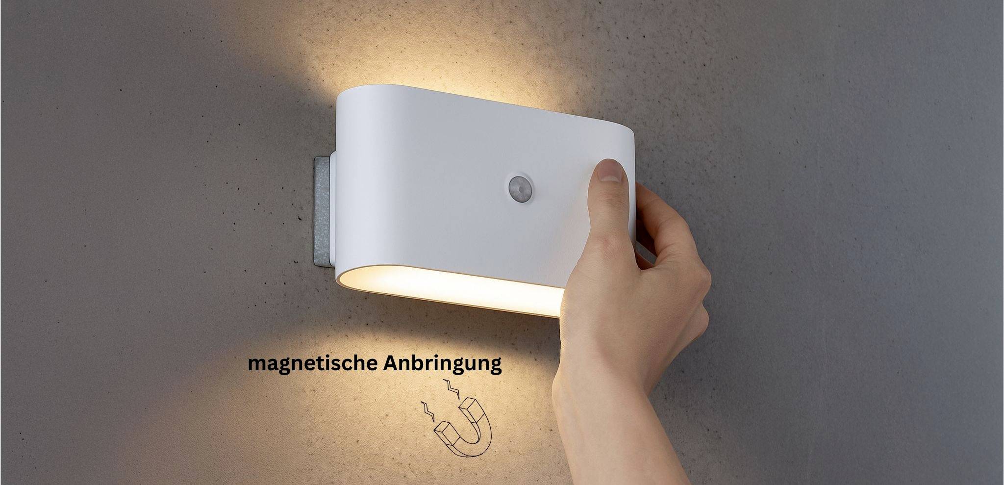Brilliant Xino G80605/05 LED-Außenwandleuchte mit Bewegungsmelder LED LED fest eingebaut 34W Weiß