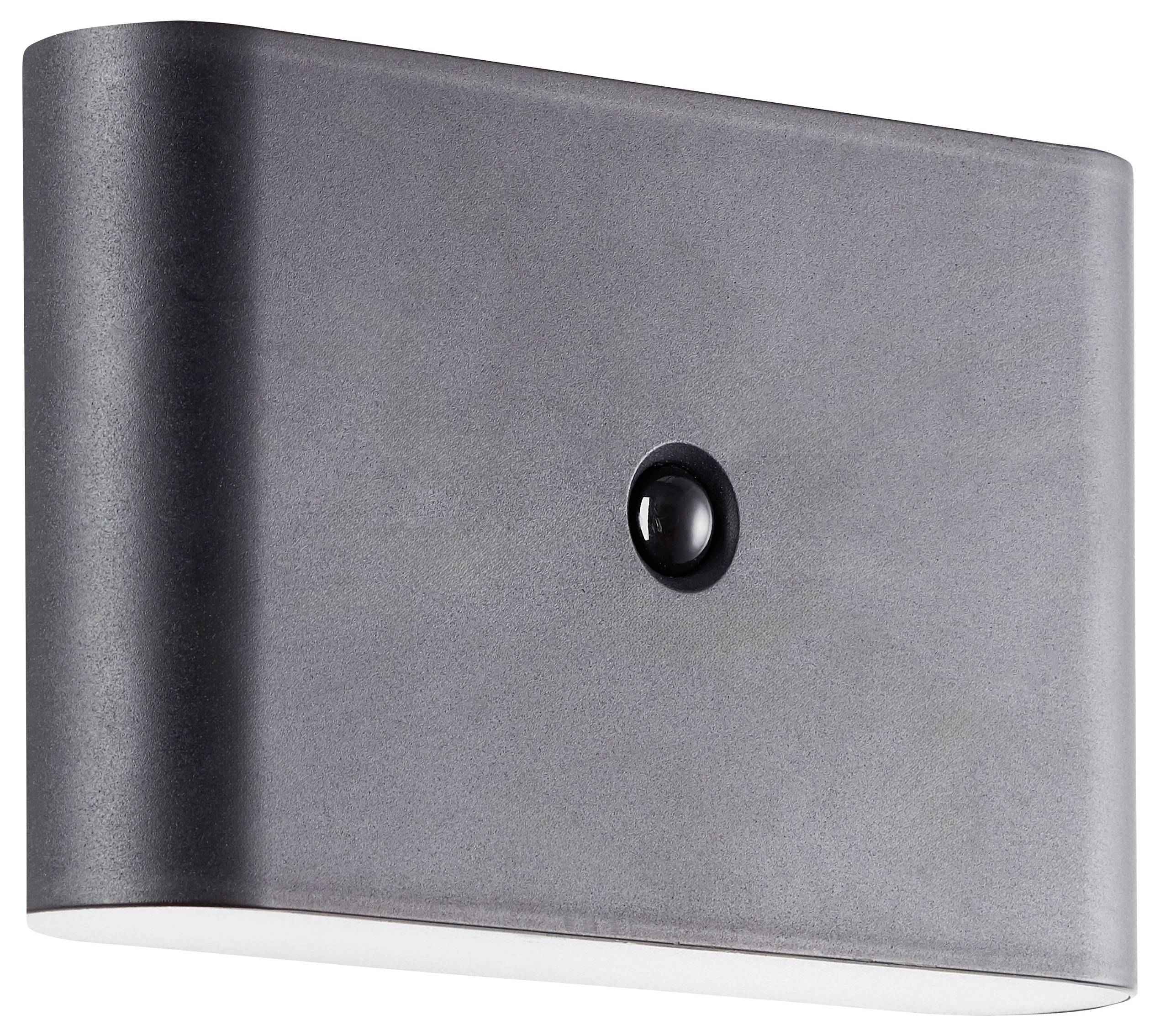 Brilliant Xino G80605/06 LED-Außenwandleuchte mit Bewegungsmelder LED LED fest eingebaut 34W Schwarz