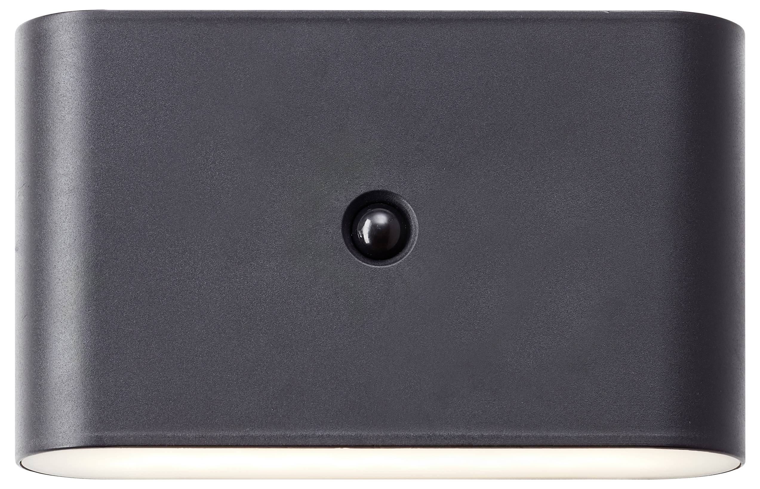 Brilliant Xino G80605/06 LED-Außenwandleuchte mit Bewegungsmelder LED LED fest eingebaut 34W Schwarz