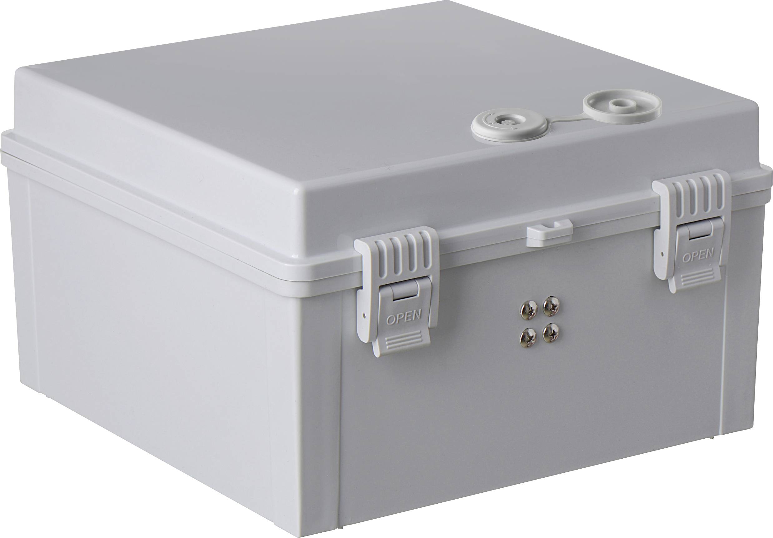 TRU COMPONENTS TC-PSC-30x30x18 Schaltschrank 300 x 300 x 180 ABS Hellgrau 1St.