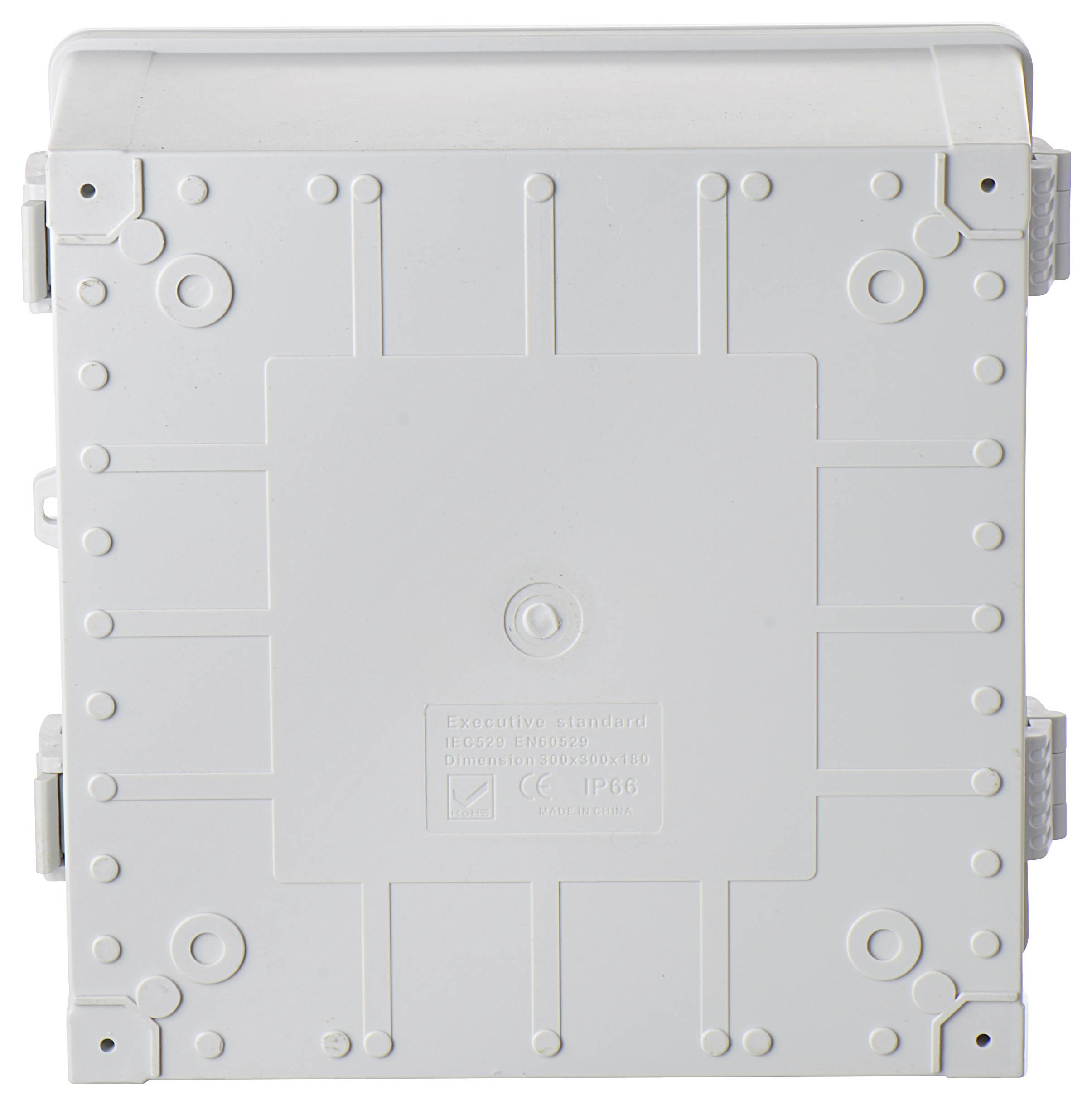 TRU COMPONENTS TC-PSC-30x30x18 Schaltschrank 300 x 300 x 180 ABS Hellgrau 1St.