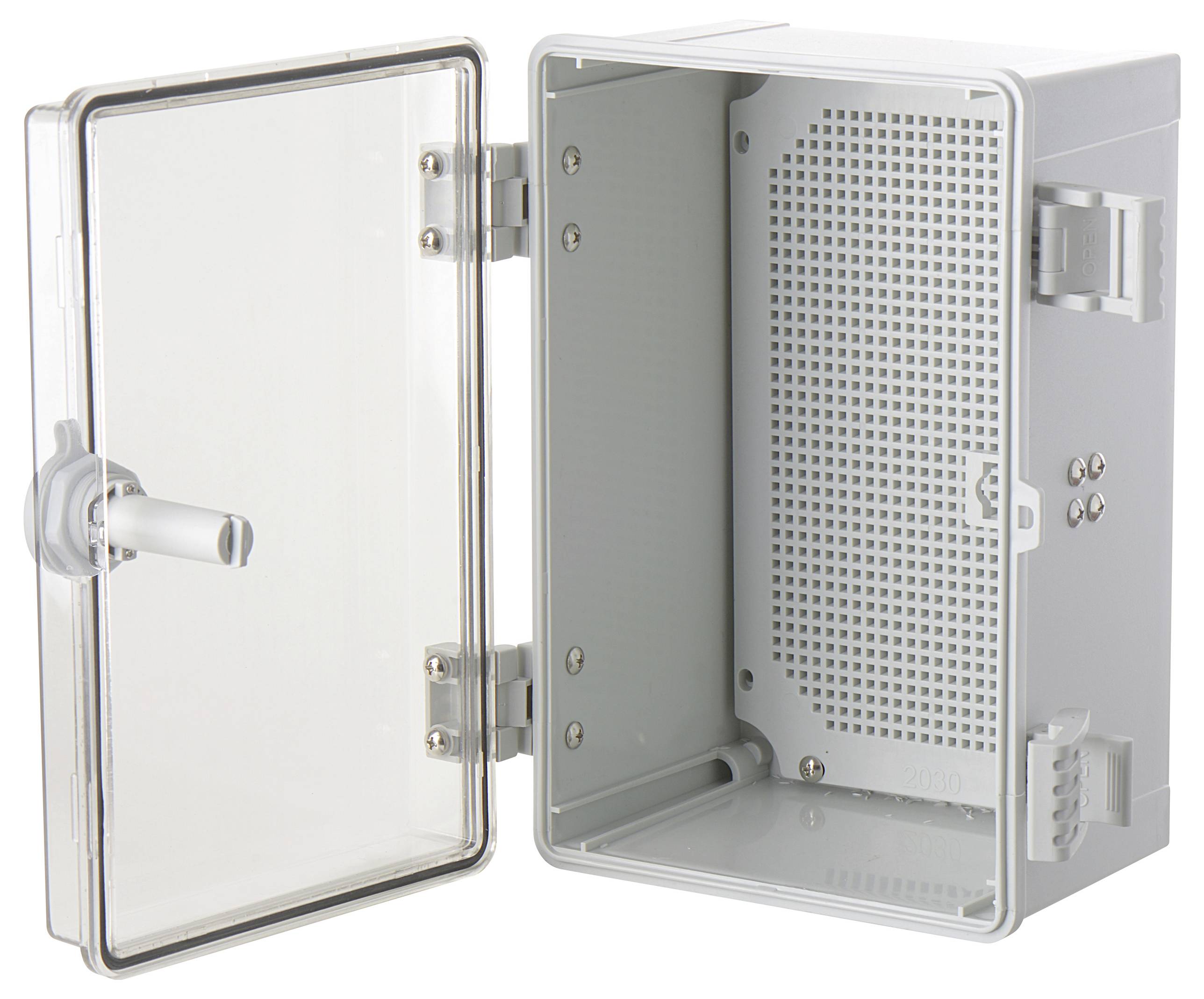 TRU COMPONENTS TC-PSC-20x30x16 Schaltschrank 200 x 300 x 160 ABS, Polycarbonat Hellgrau 1St.