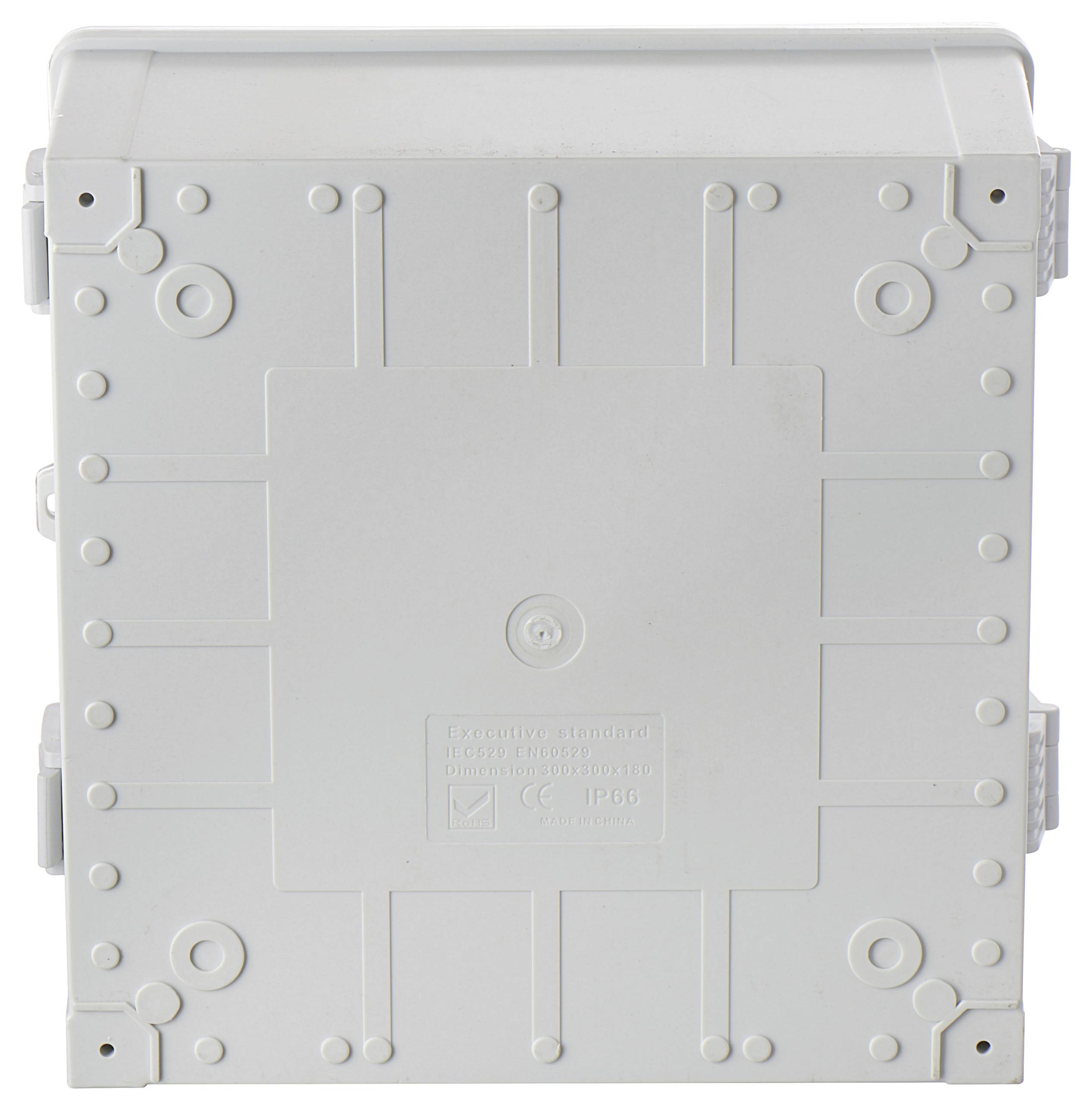 TRU COMPONENTS TC-PSC-30x30x18 Schaltschrank 300 x 300 x 180 ABS, Polycarbonat Hellgrau 1St.