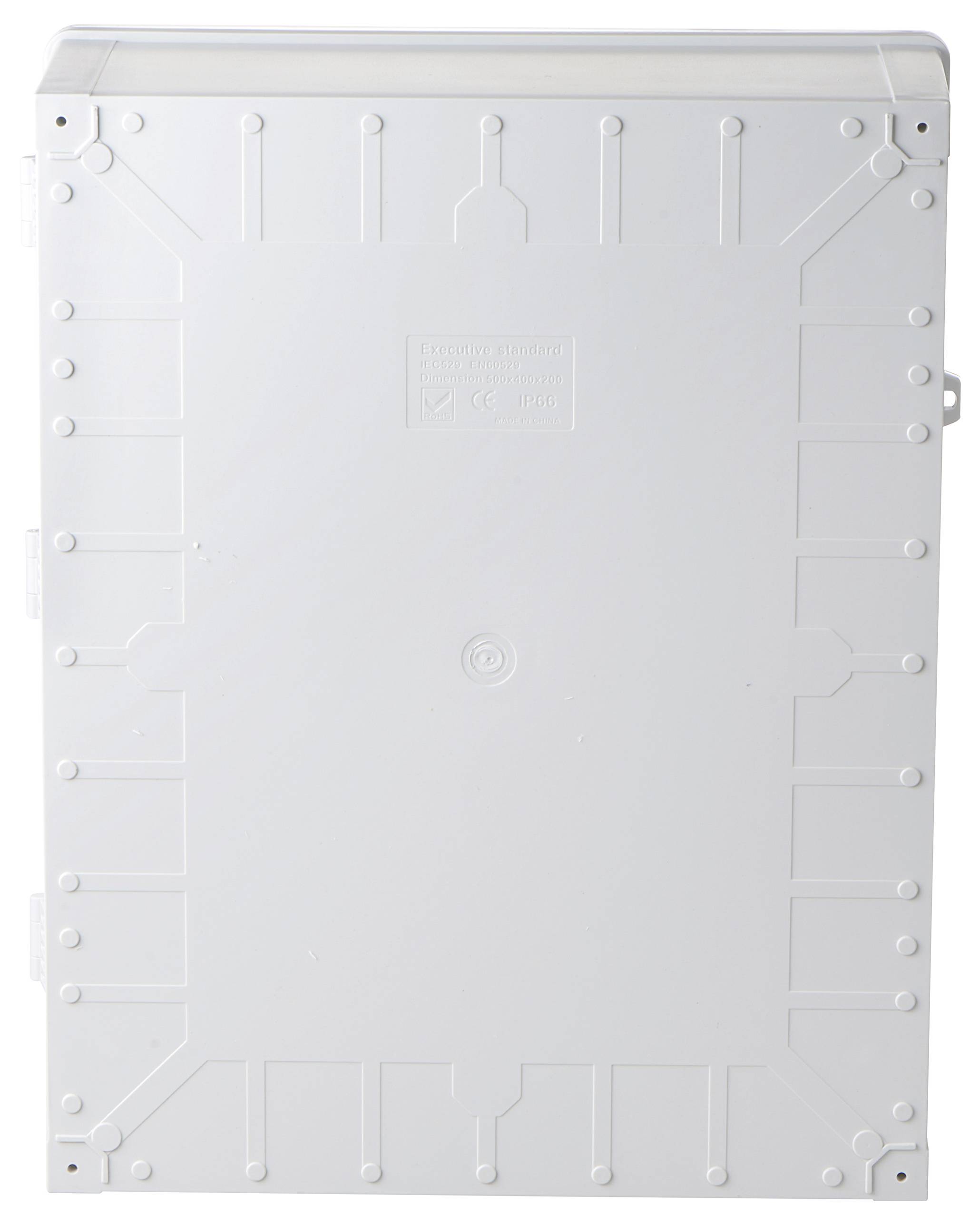 TRU COMPONENTS TC-PSC-40x50x20 Schaltschrank 400 x 500 x 200 ABS, Polycarbonat Hellgrau 1St.