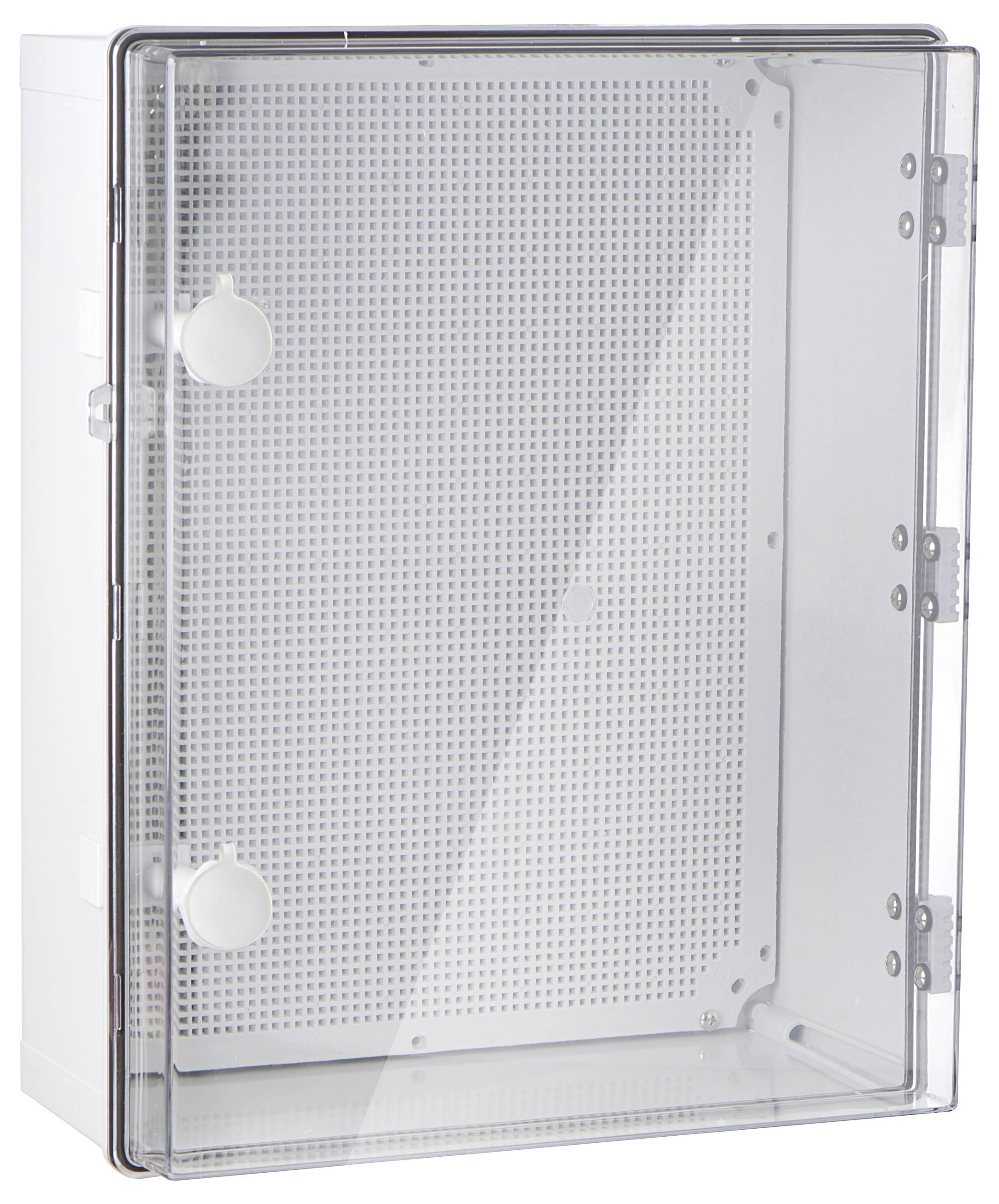 TRU COMPONENTS TC-PSC-40x50x20 Schaltschrank 400 x 500 x 200 ABS, Polycarbonat Hellgrau 1St.