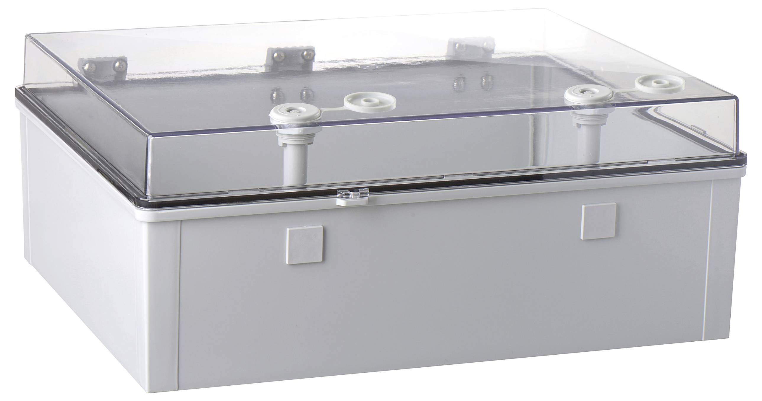 TRU COMPONENTS TC-PSC-40x50x20 Schaltschrank 400 x 500 x 200 ABS, Polycarbonat Hellgrau 1St.