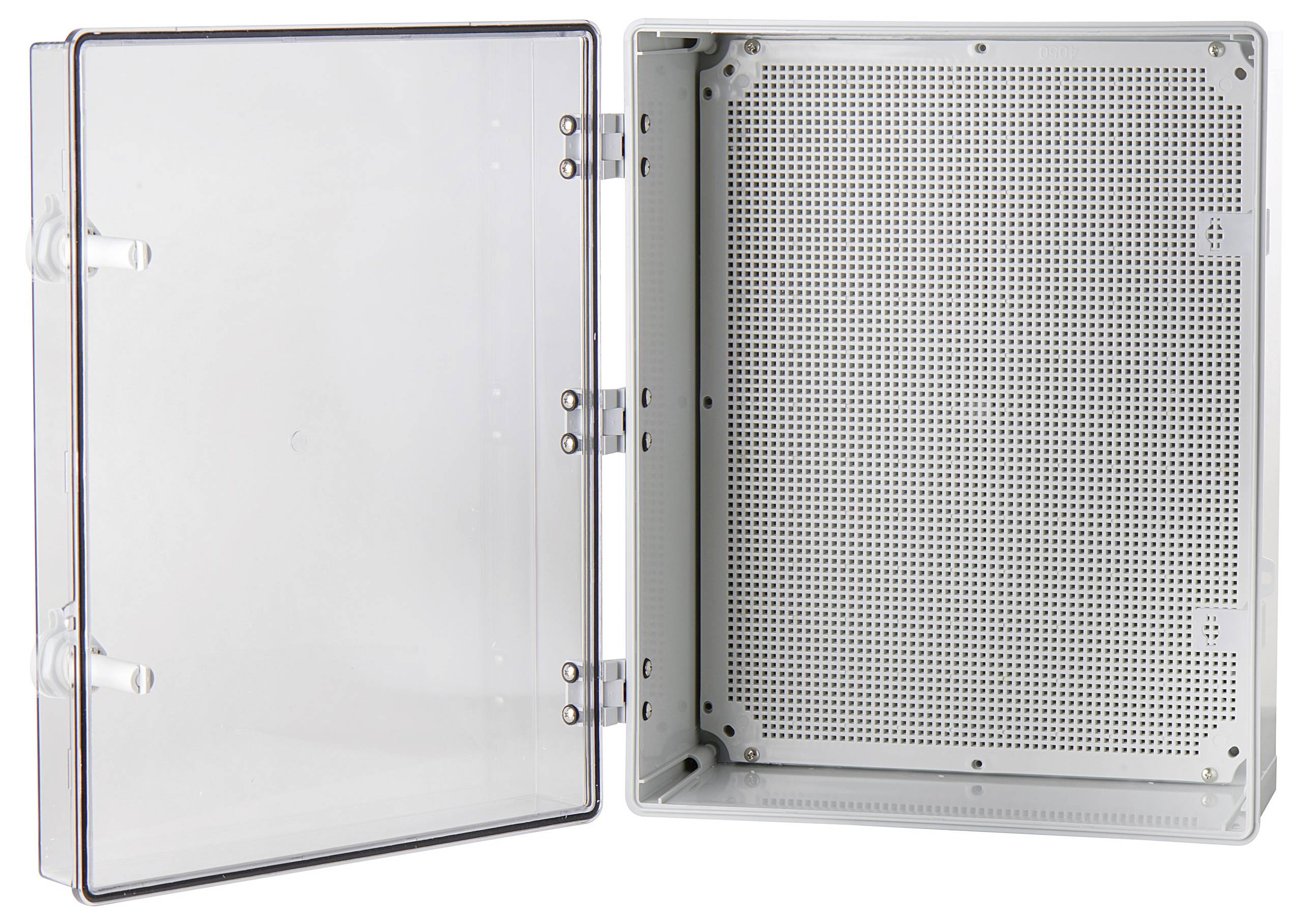 TRU COMPONENTS TC-PSC-40x50x20 Schaltschrank 400 x 500 x 200 ABS, Polycarbonat Hellgrau 1St.