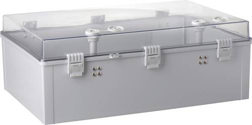 TRU COMPONENTS TC-PSC-40x60x22 Schaltschrank 400 x 600 x 220 ABS, Polycarbonat Hellgrau 1 St.