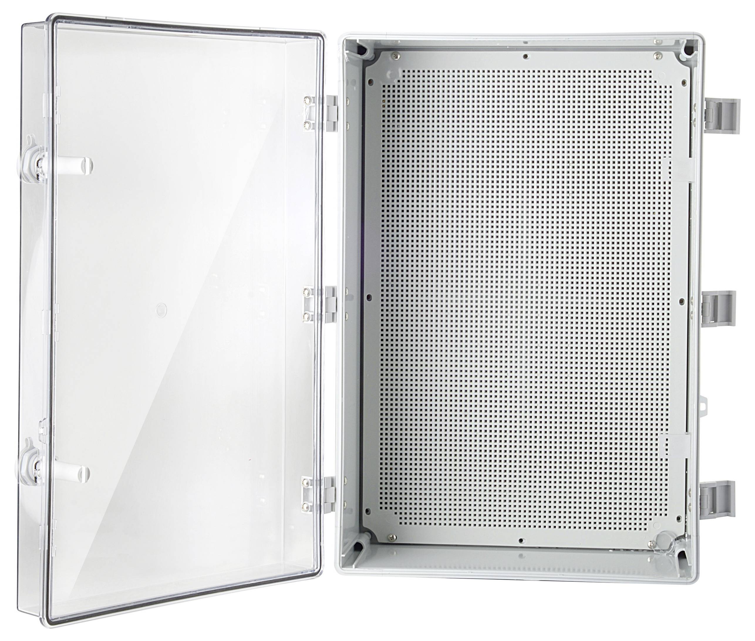 TRU COMPONENTS TC-PSC-40x60x22 Schaltschrank 400 x 600 x 220 ABS, Polycarbonat Hellgrau 1St.