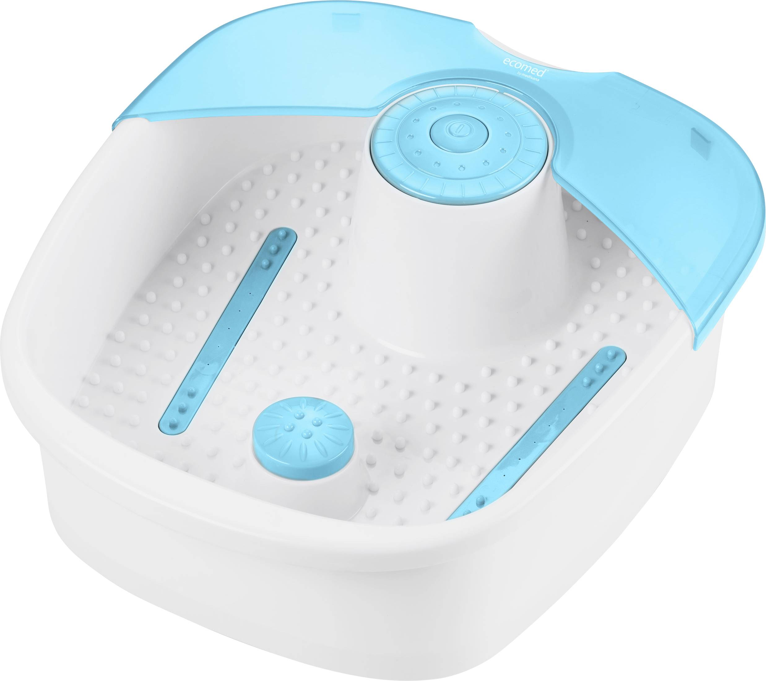 Ecomed FS-70E Fußsprudelbad 60W Weiß, Blau