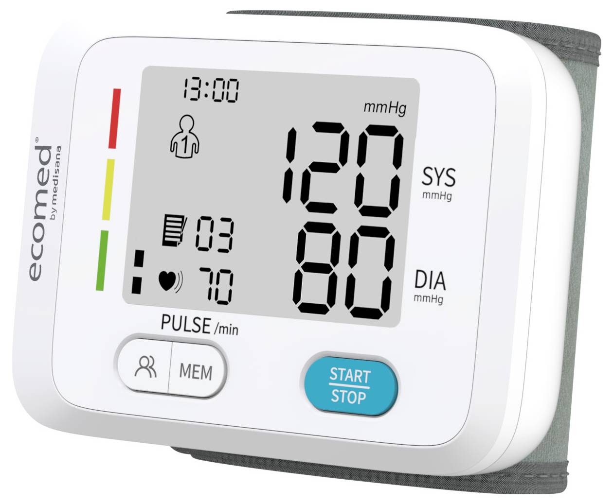 Ecomed BW-83E Handgelenk Blutdruckmessgerät 23717