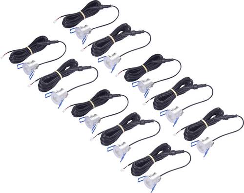 Sygonix SY-6737556 Einbauleuchte 10er Set EEK: F (A - G) LED LED 28.7 W Silber