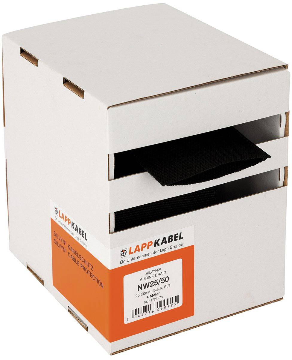 LAPP 61721273 SILVYN® SHRINK BRAID PET 50-25MM / 4M Geflechtschlauch 4m