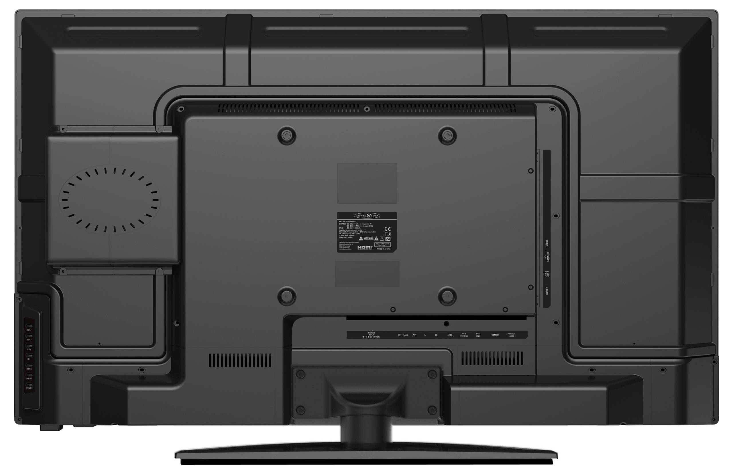 Reflexion LDDW40iBT LCD-TV 100cm 40 Zoll EEK E (A - G) DVB-T2, DVB-C, DVB-S2, Full HD, Smart TV, WLAN, DVD-Player, CI+ Schwarz