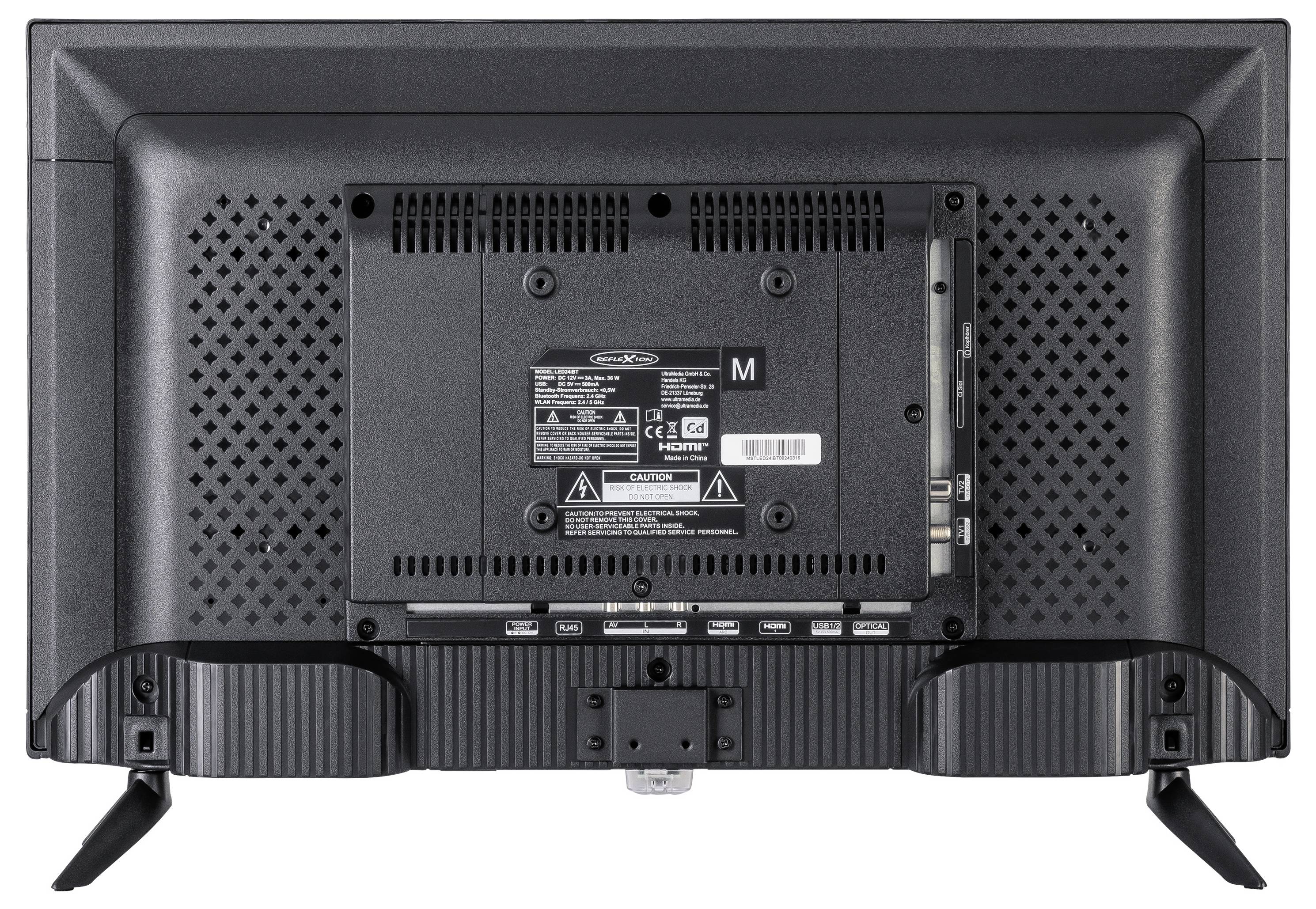 Reflexion LED24iBT LED-TV 60 cm 24 Zoll EEK E (A - G) DVB-T2, DVB-C, DVB-S2, Full HD, Smart TV, WLA