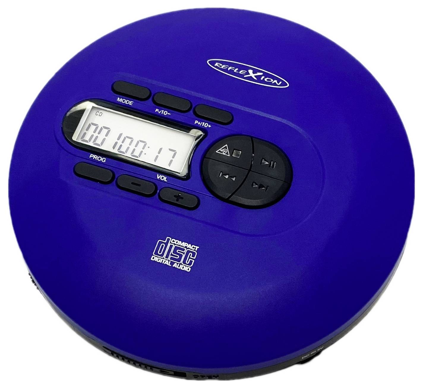 Reflexion PCD520MF/BL Tragbarer CD-Player CD, CD-R, CD-RW, MP3 Blau