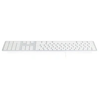 Matias FK318S-DE Wired Aluminium Keyboard for Mac USB Tastatur Deutsch, QWERTZ, Mac Silber Matias FK318S-DE Wired Aluminium Keyboard for Mac USB Tastatur Deutsch, QWERTZ, Mac Silber