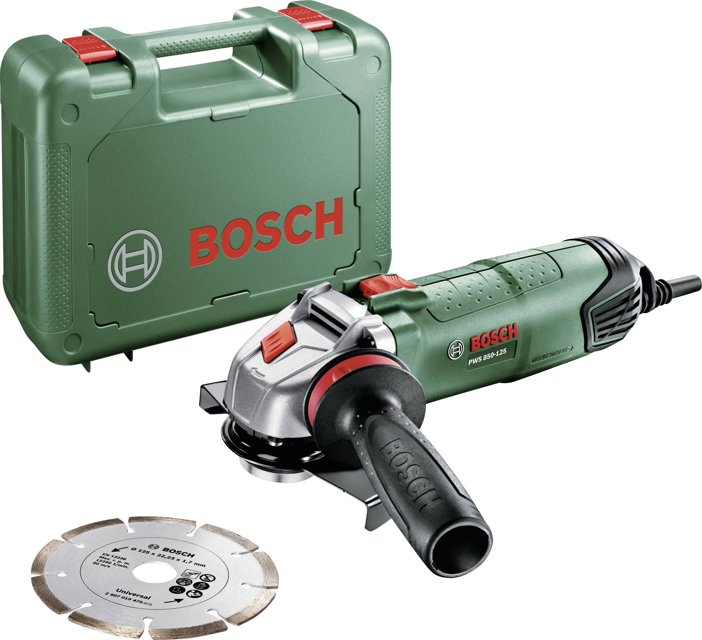 Bosch Home and Garden PWS 8000, B-Ware 06033A2705920, B-Ware Winkelschleifer B-Ware (beschädigte / fehlende Verpackung) 125mm