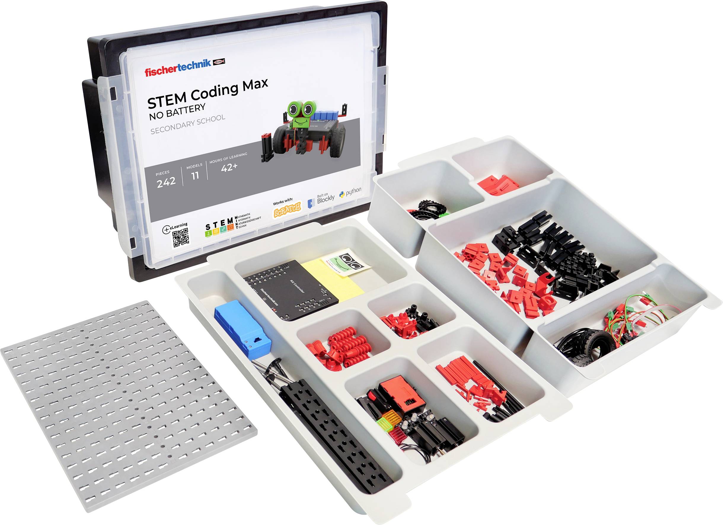 Fischertechnik education 574721 STEM Coding Max No Battery Experimentierkasten