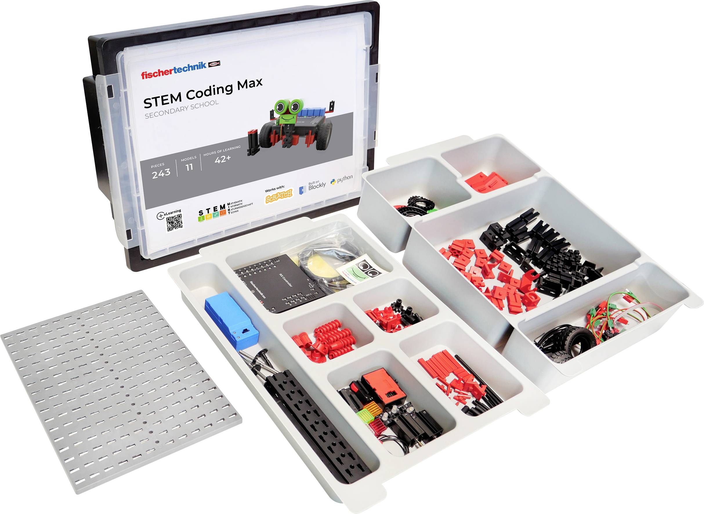 Fischertechnik education 571906 STEM Coding Max Experimentierkasten