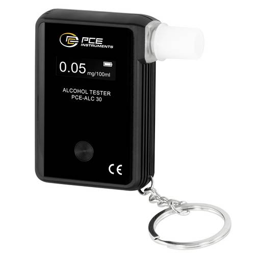 PCE Instruments PCE-ALC 30 Alkoholtester 0 bis 2 mg/ml Alarm, inkl. Display, Verschiedene Einheiten